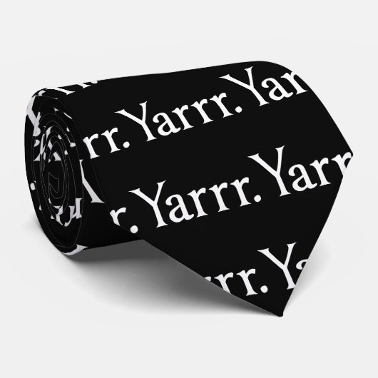 Cravate Pirate de Yarrr (Roulé)