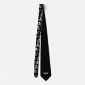 Cravate Pirate Skull and Swords, ajouter du texte, (Dos)