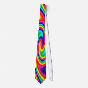 Cravate Pirouette d'arc-en-ciel