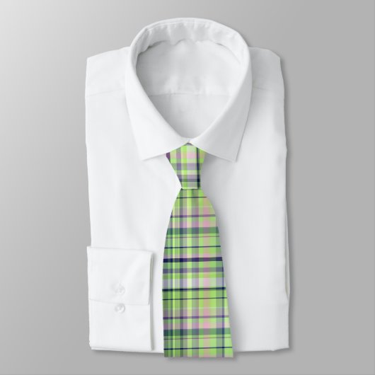 Cravate Pistachio Pink Navy Wht Preppy (Attaché)