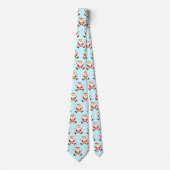 Cravate Piste et champ Noël (Devant)