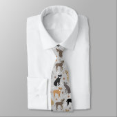Cravate Pitbull Paws and Bones Neck Tie (Attaché)