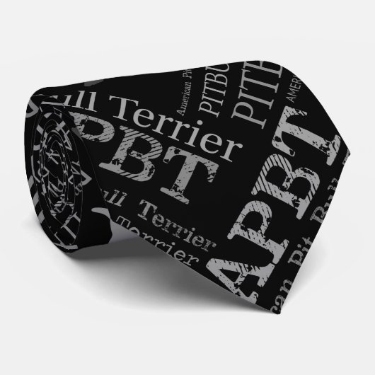 Cravate Pitbull Terrier américain (Roulé)