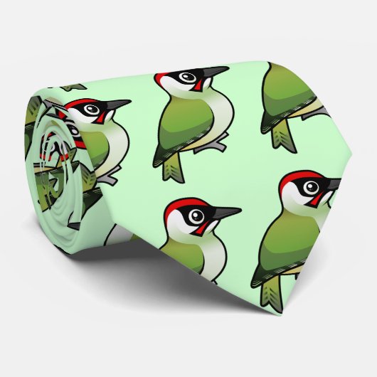 Cravate Pivert vert (Roulé)