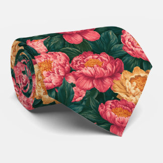 Cravate Pivoines Fleur Père Marié Fleur De Mariage Sauvage