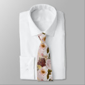 Cravate PixDezine H2 Burgundy Blush Roses do-it-yourself A (Attaché)