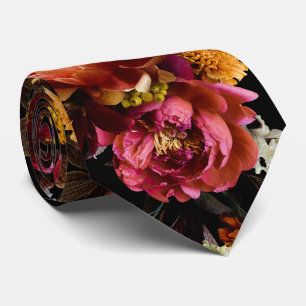 Cravate PixDezines Automne Maussade Coucher de soleil Bota