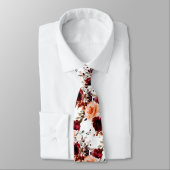 Cravate PixDezines Automne Rose n Peonies do-it-yourself A (Attaché)