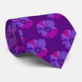 Cravate PixDezines bali kai/Fleur tropicale (Roulé)