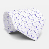 Cravate PixDezines étoile bleue royale de david/do-it-your (Roulé)