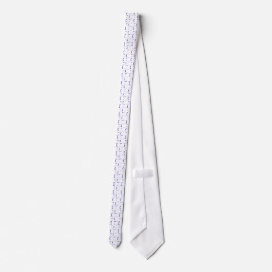Cravate PixDezines étoile bleue royale de david/do-it-your (Dos)