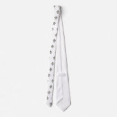 Cravate PixDezines Fleur de lis/do-it-yourself couleur arr (Dos)