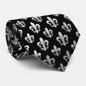 Cravate PixDezines fleur de lis/do-it-yourself couleur arr (Roulé)