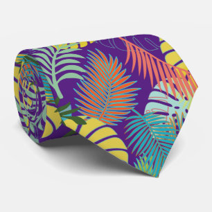 Cravate PixDezines forêt tropicale/do-it-yourself arrière