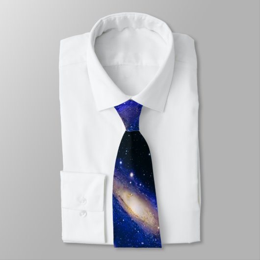 Cravate PixDezines GALAXY ASTRONOMRATION/COSMIC (Attaché)