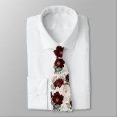 Cravate PixDezines H2 Cream Dusty Roses DIY Backgrnd (Attaché)