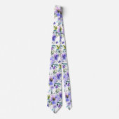 Cravate PixDezines H2 Fleurs de printemps Violet Violet Ro (Devant)