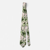 Cravate PixDezines H2 Foliage tropique luxuriant do-it-you (Devant)