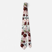 Cravate PixDezines H2 Rose Poussiéreuse Rose Clair Bourgui (Devant)