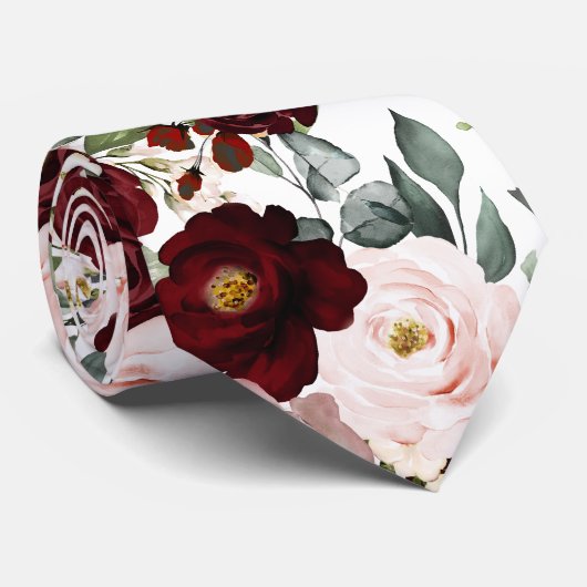Cravate PixDezines H2 Rose Poussiéreuse Rose Clair Bourgui (Roulé)