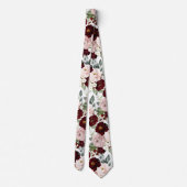 Cravate PixDezines H2 Rose Poussiéreuse Rose Clair Bourgui (Dos)