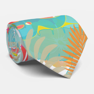 Cravate PixDezines Hibiscus/Rainforest/do-it-yourself Arri