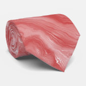 Cravate PixDezines Marbre égyptien, Argile rouge (Roulé)