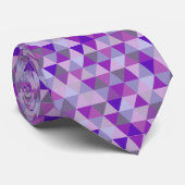Cravate PixDezines triangles géométriques/réglables (Roulé)