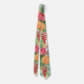 Cravate PixDezines Tropical Paradise Floral Foliage (Dos)