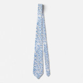 Cravate PixDezines William Morris Branche de Saule Bleu Az (Devant)