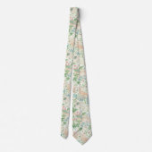 Cravate PixDezines William Morris Strawberry Thief Pastel (Dos)