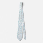 Cravate PixDezines William Morris Willow Bough Dusty Blue (Devant)
