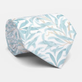 Cravate PixDezines William Morris Willow Bough Dusty Blue (Roulé)