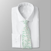 Cravate PixDezines William Morris Willow Bough Sage Green (Attaché)