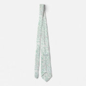 Cravate PixDezines William Morris Willow Bough Sage Green (Dos)