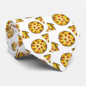 Cravate pizza à paillettes (Roulé)