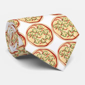 Cravate Pizza aux poivrons rouges et verts (Roulé)