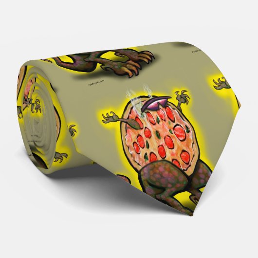 Cravate Pizza Beast (Roulé)
