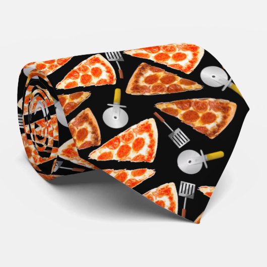 Cravate Pizza Pizzaz (Roulé)