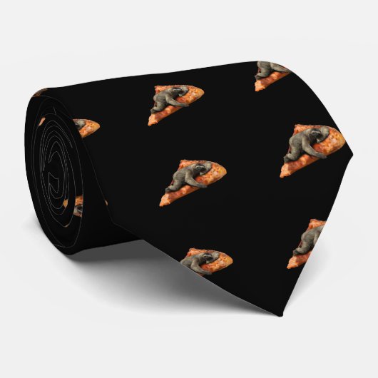 Cravate Pizza Slaoth (Roulé)