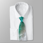 Cravate Plage d'eau de mer sable tropical été (Attaché)