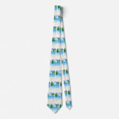 Cravate Plage tropicale des îles Aloha Hawaii (Devant)