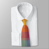 Cravate Plaid arc-en-ciel (Attaché)