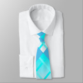 Cravate plaid, bleu (Attaché)