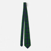 Cravate Plaid bleu et vert Abercrombie (Dos)