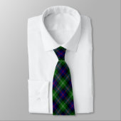 Cravate plaid bleu vert de tartan du sud (Attaché)