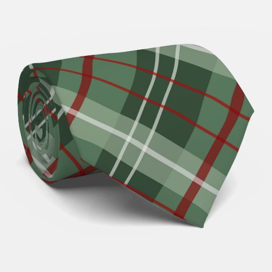 Cravate Plaid de Noël (Roulé)