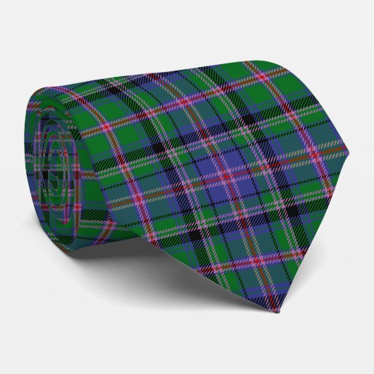Cravate Plaid de tartan écossais de tonnelier de clan (Roulé)