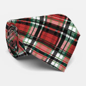 Cravate Plaid d'hiver festif (Roulé)