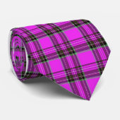 CRAVATE PLAID POURPRE (Roulé)